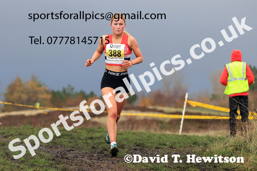 Womens Under-17s 2025 Start Fitness NEHL, Wrekenton, Gateshead, Sunday, November 23rd. Photo: David T. Hewitson/Sports for All Pics